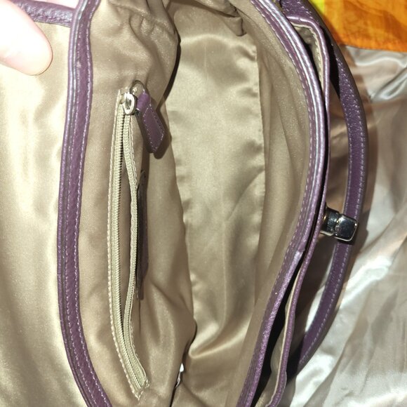 Authentic Coach Burgundy Crossbody, Model #F28725, Excellent, Like New Condition - Picture 7 of 12